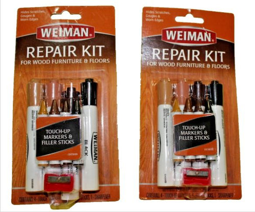 2 X WEIMAN Repair Kit for Wood Furniture & Floors