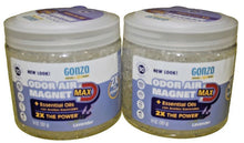 Load image into Gallery viewer, 2 x Gonzo Natural Magic Odor Air Magnet Max Absorbing Gel Lavender Scent 397g