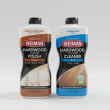 Load image into Gallery viewer, Weiman Hardwood floor high traffic polish &amp; restorer 946ml &amp; cleaner 2 pack