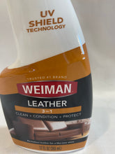 Load image into Gallery viewer, Weiman Leather Cleaner &amp; Conditioner 355ml Cleans Conditions Restores UV Protectant