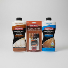 Load image into Gallery viewer, Weiman Hardwood floor high traffic polish &amp; restorer cleaner &amp; repair kit