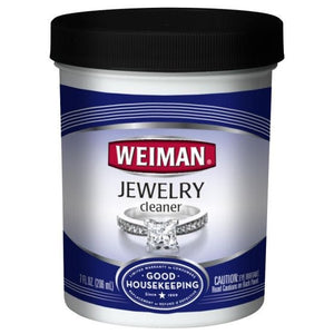 WEIMAN FINE JEWELRY CLEANER 7OZ/207ml JAR GOLD DIAMOND PRECIOUS STONES CLEANER