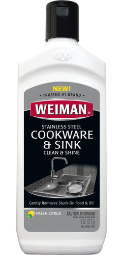 STAINLESS STEEL COOKWARE AND SINK CLEANER 227 g
