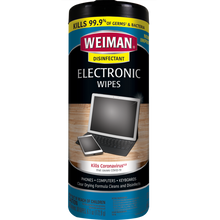 Load image into Gallery viewer, WEIMAN DISINFECTANT ELECTRONIC WIPES - 30 COUNT KEYBOARDS MOUSE SCREENS PHONES