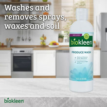 Load image into Gallery viewer, BIOKLEEN PRODUCE WASH - GREAT FOR FRUIT &amp; VEGETABLE CLEANING 16 FL OZ/ 473ML