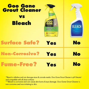 GOO GONE GROUT & TILE CLEANER USA SAFER CHOICE BACKED NON - HAZARDOUS 14oz/414ml